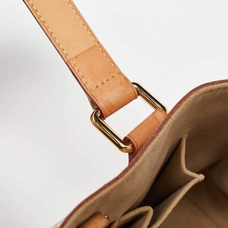 Pre Owned Louis Vuitton Damier Azur Canvas Hampstead PM Bag
