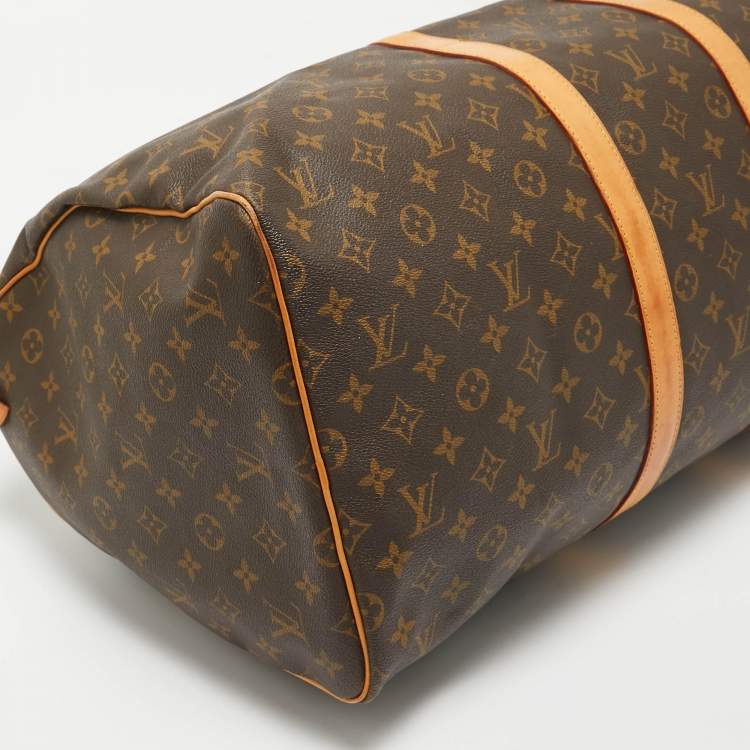 Pre Owned Louis Vuitton Monogram Canvas Keepall 55 Bag