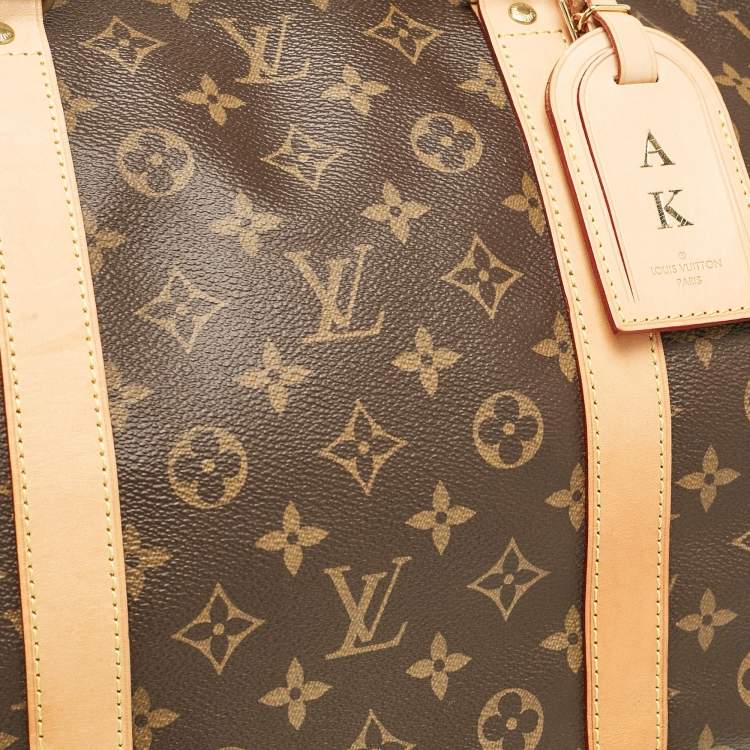 Pre Owned Louis Vuitton Monogram Canvas Keepall Bandouliere 60 Bag