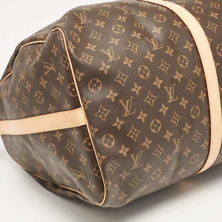 Pre Owned Louis Vuitton Monogram Canvas Keepall Bandouliere 60 Bag