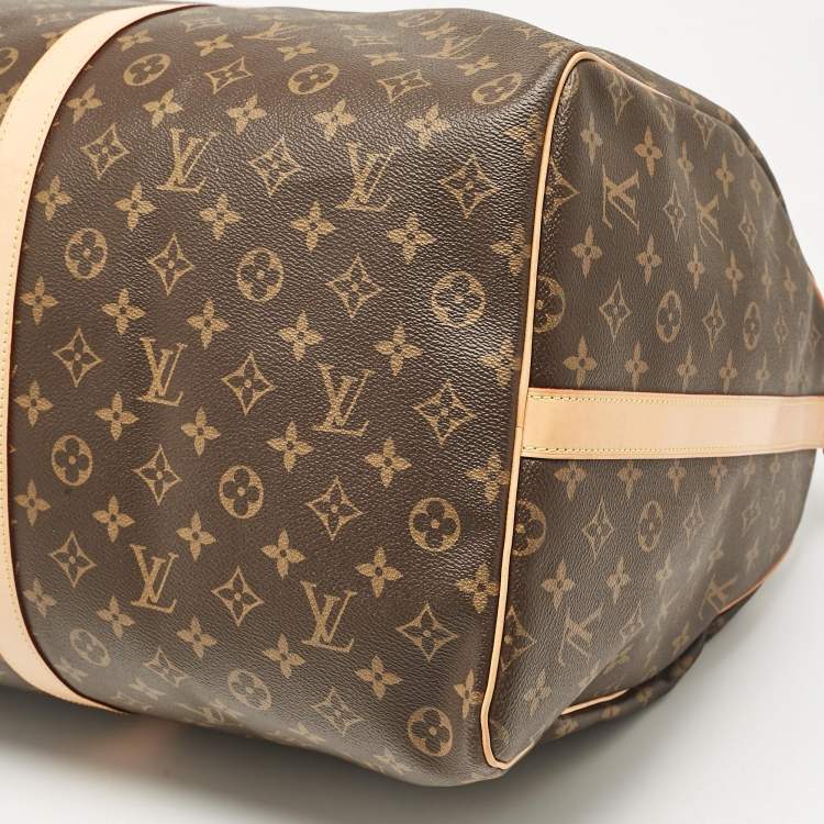 Pre Owned Louis Vuitton Monogram Canvas Keepall Bandouliere 60 Bag