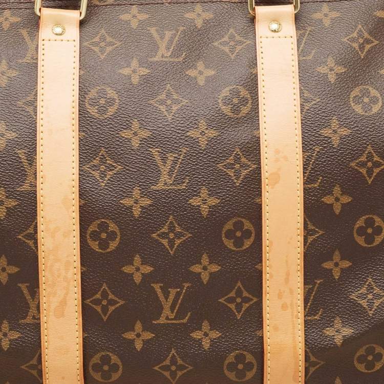 Pre Owned Louis Vuitton Monogram Canvas Keepall Bandouliere 55 Bag