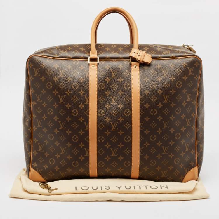 Pre Owned Louis Vuitton Monogram Canvas Sirius Soft 55 Suitcase