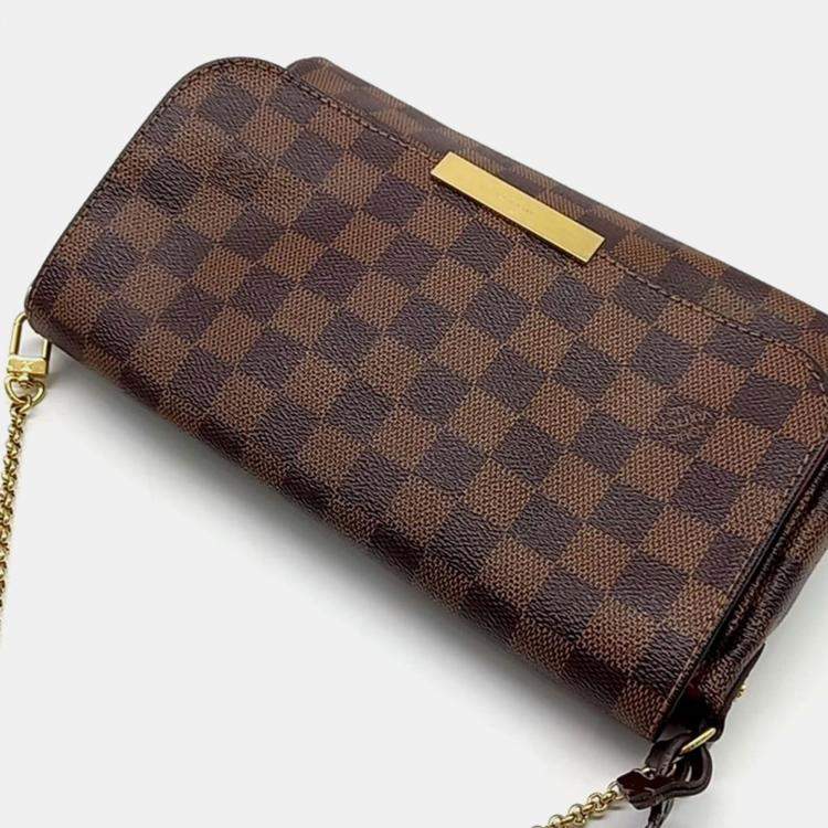Pre Owned Louis Vuitton Damier Favorite MM Bag
