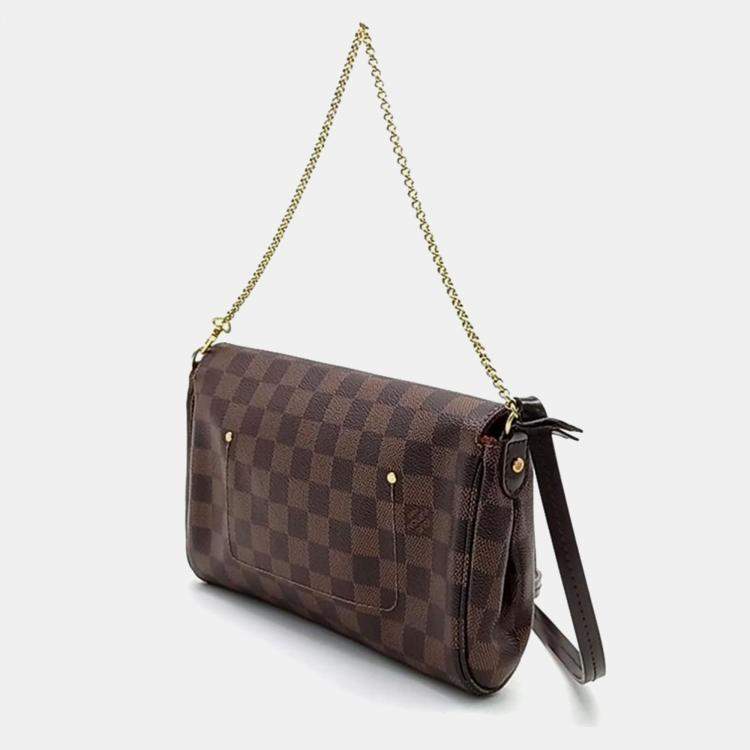 Pre Owned Louis Vuitton Damier Favorite MM Bag