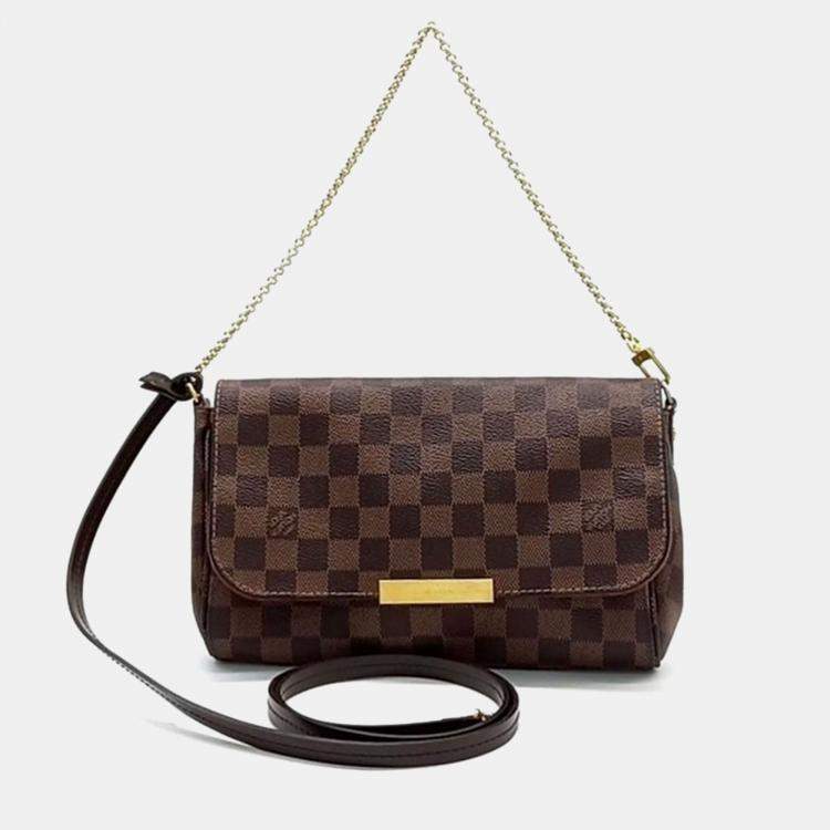 Pre Owned Louis Vuitton Damier Favorite MM Bag