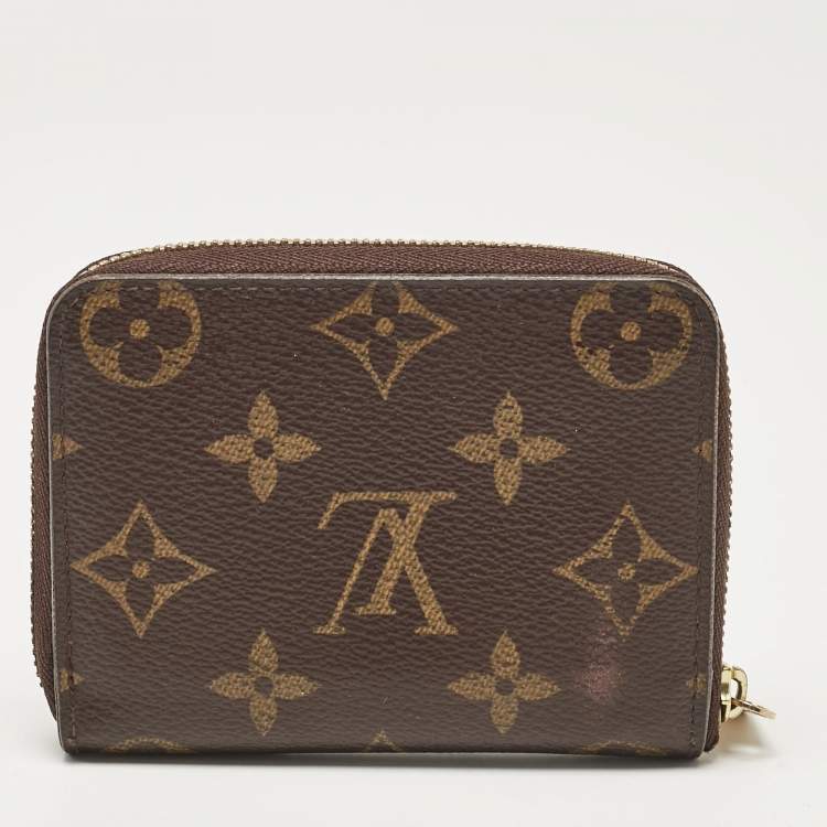 Pre Owned Louis Vuitton Monogram Canvas Zippy Coin Purse