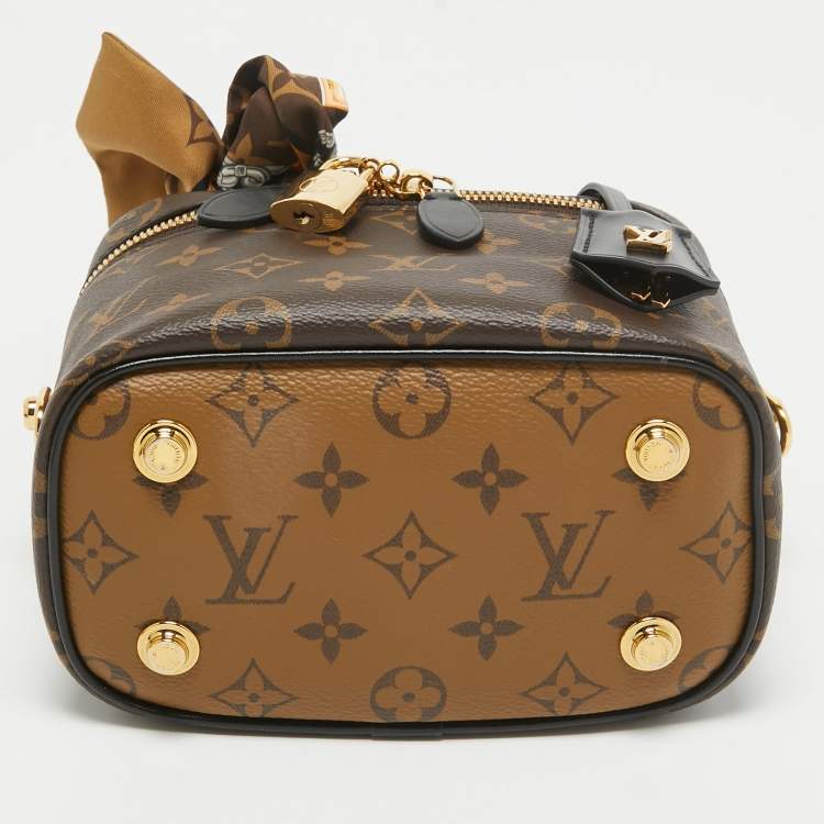 Pre Owned Louis Vuitton Monogram Reverse Canvas Vanity PM Bag