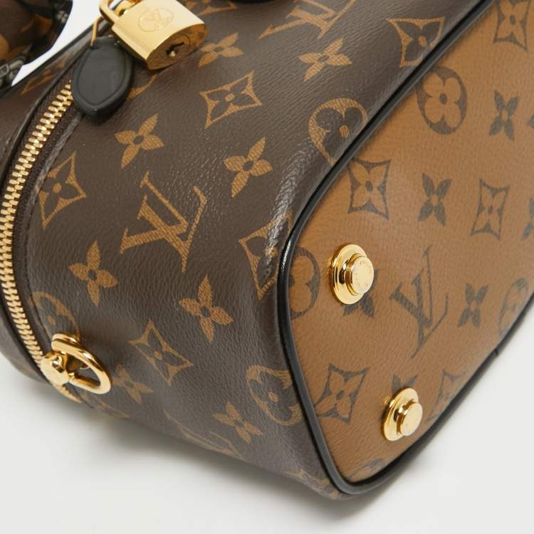 Pre Owned Louis Vuitton Monogram Reverse Canvas Vanity PM Bag