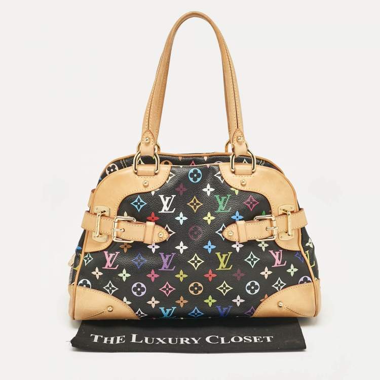 مملوكة مسبقًا Louis Vuitton Multicolor Coated Canvas Leather Satchel