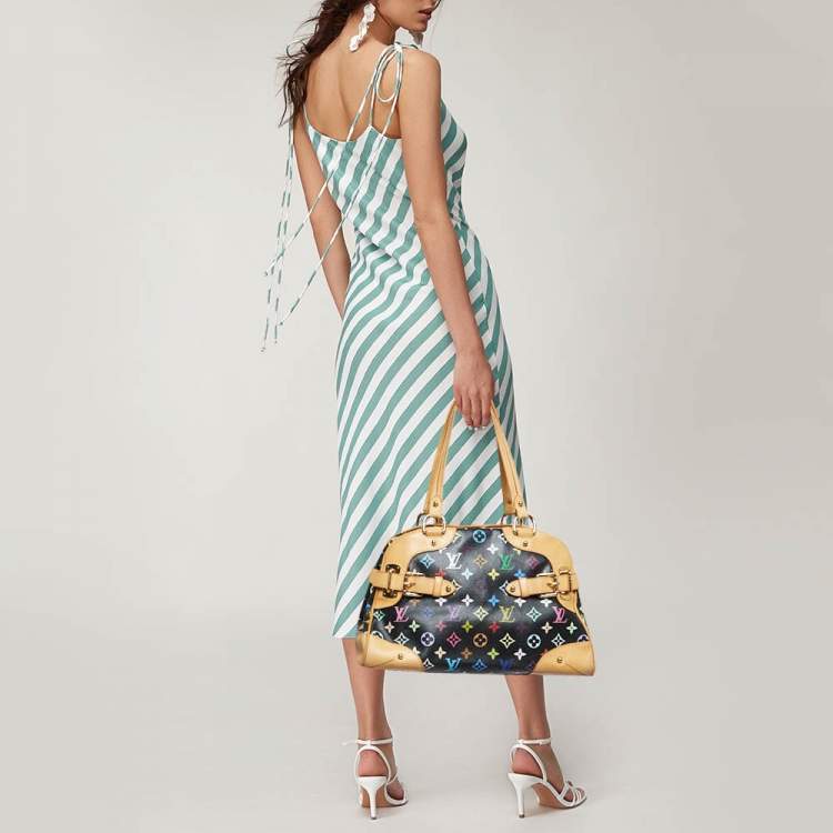 مملوكة مسبقًا Louis Vuitton Multicolor Coated Canvas Leather Satchel