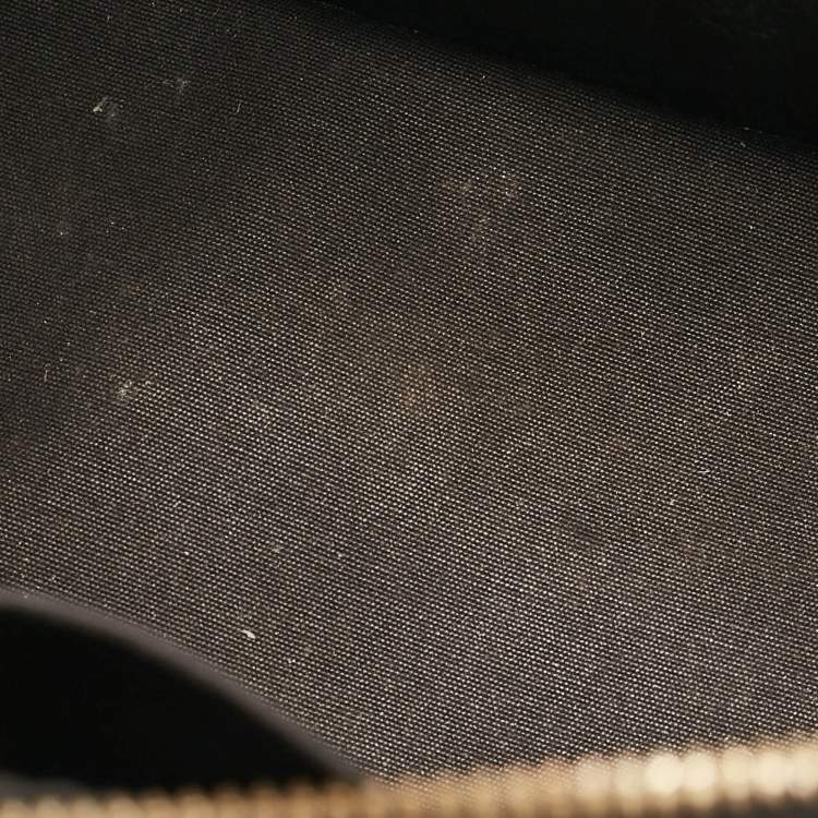 Pre Owned Louis Vuitton Black Magnetique Monogram Vernis Alma BB Bag