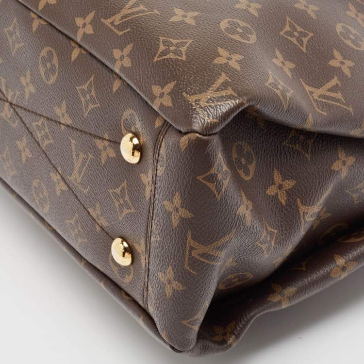 Pre Owned Louis Vuitton Aurore Monogram Canvas Pallas Shopper Tote