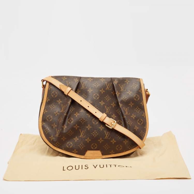 Pre Owned Louis Vuitton Monogram Canvas Menilmontant MM Bag
