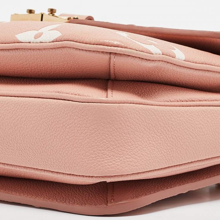 Pre Owned Louis Vuitton Arizona Beige Giant Monogram Empreinte Leather Pochette Metis Bag