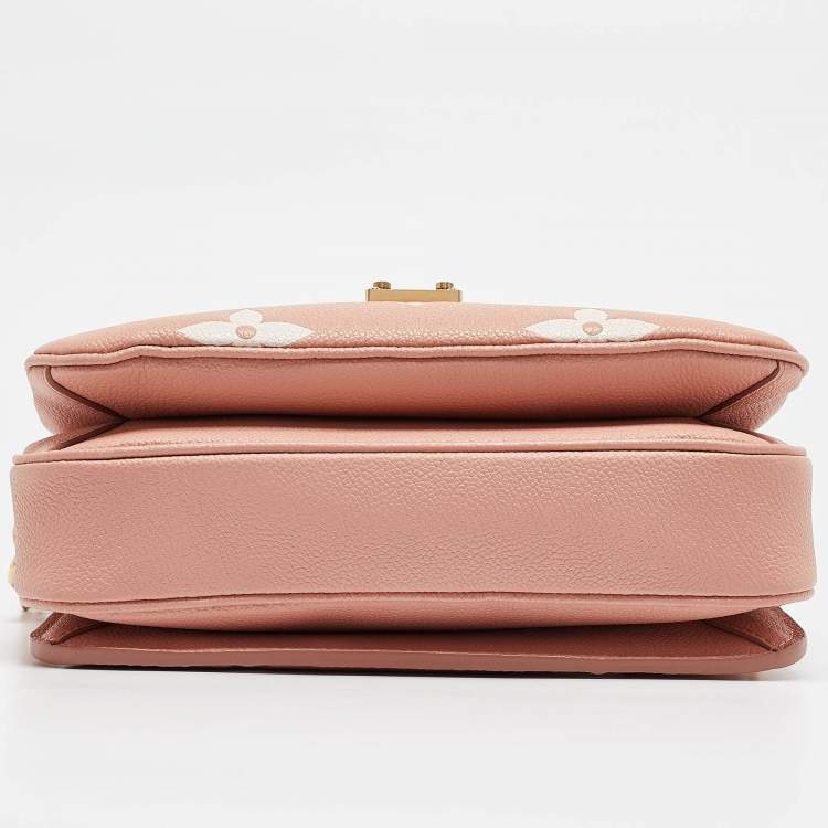 Pre Owned Louis Vuitton Arizona Beige Giant Monogram Empreinte Leather Pochette Metis Bag