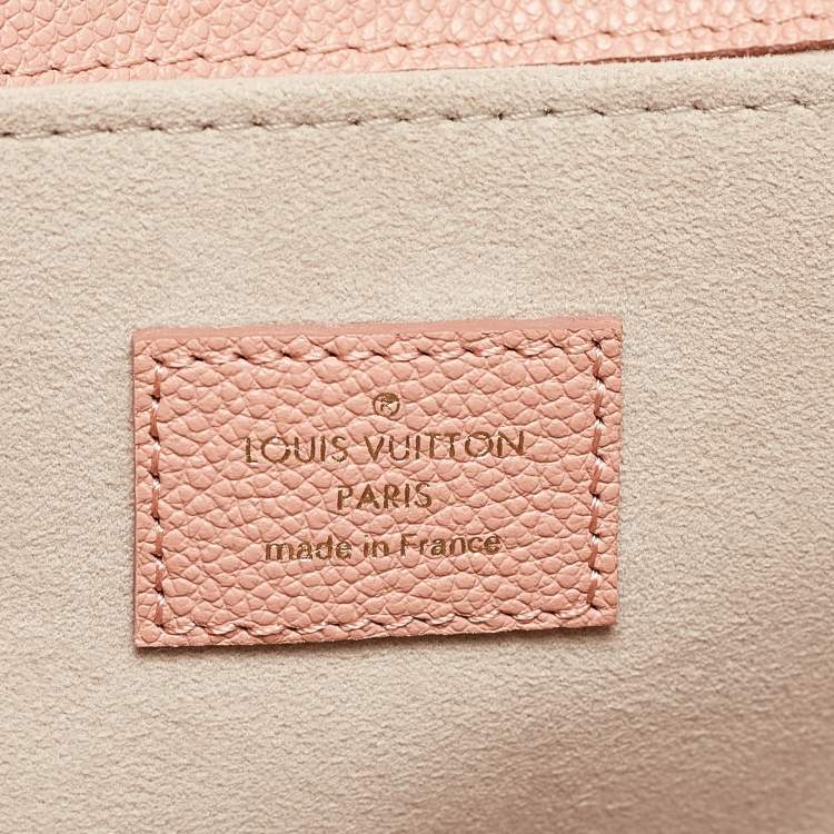 Pre Owned Louis Vuitton Arizona Beige Giant Monogram Empreinte Leather Pochette Metis Bag