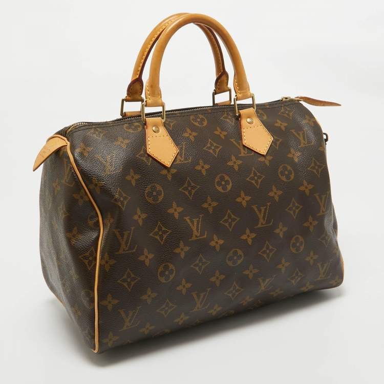Pre Owned Louis Vuitton Monogram Canvas Speedy 30 Bag