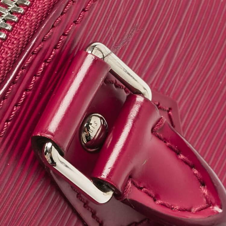 Pre Owned Louis Vuitton Fuchsia Epi Leather Alma BB Bag