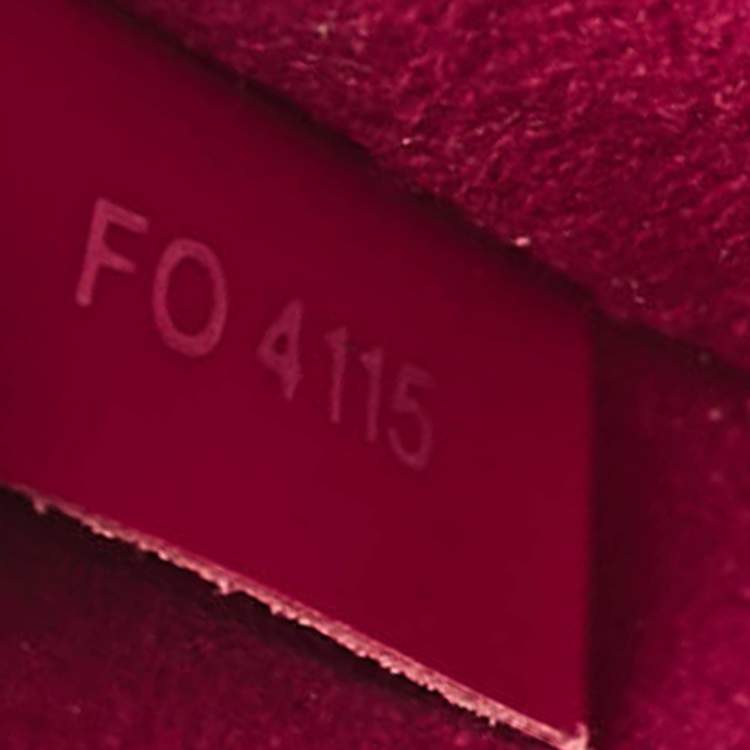 Pre Owned Louis Vuitton Fuchsia Epi Leather Alma BB Bag