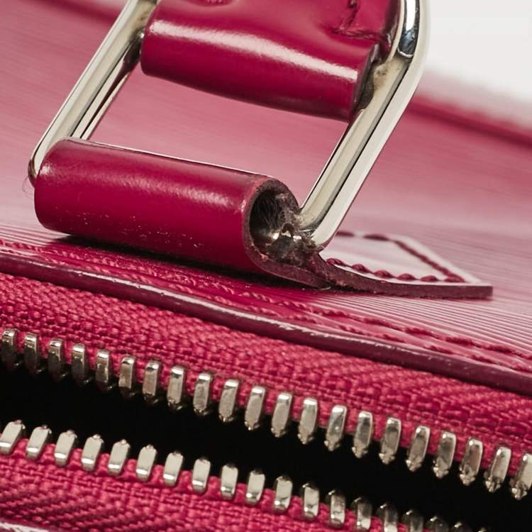 Pre Owned Louis Vuitton Fuchsia Epi Leather Alma BB Bag