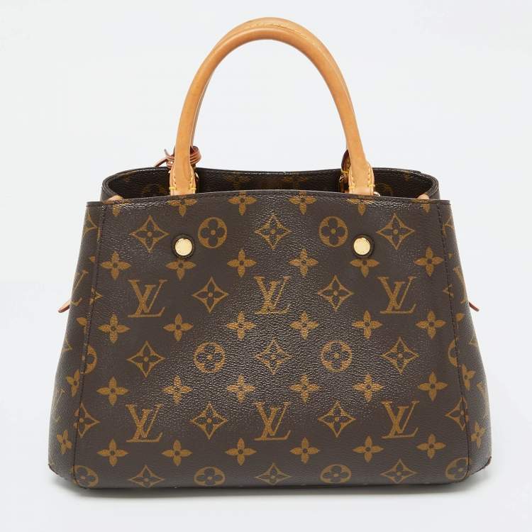 Pre Owned Louis Vuitton Monogram Canvas Montaigne BB Bag