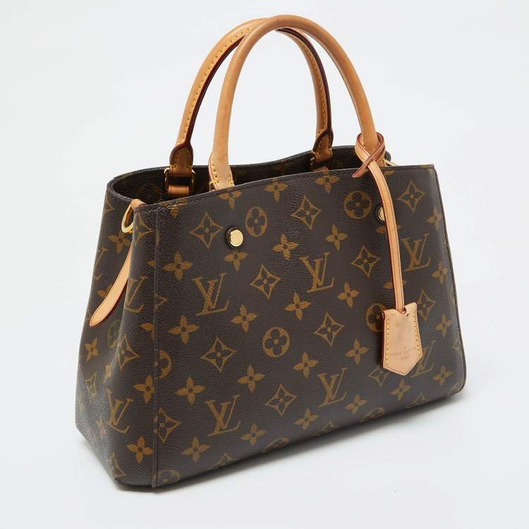 Pre Owned Louis Vuitton Monogram Canvas Montaigne BB Bag