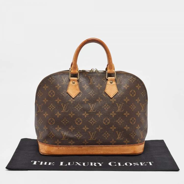 Pre Owned Louis Vuitton Monogram Canvas Alma PM Bag