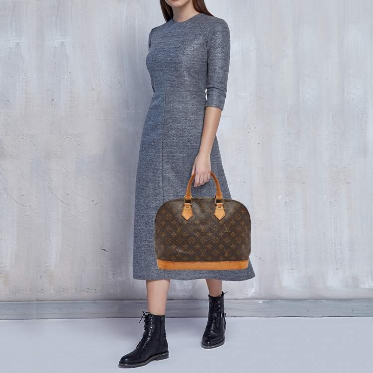 Pre Owned Louis Vuitton Monogram Canvas Alma PM Bag