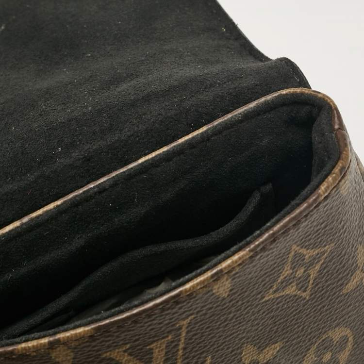 Pre Owned Louis Vuitton Black Monogram Canvas and Leather Locky BB Bag