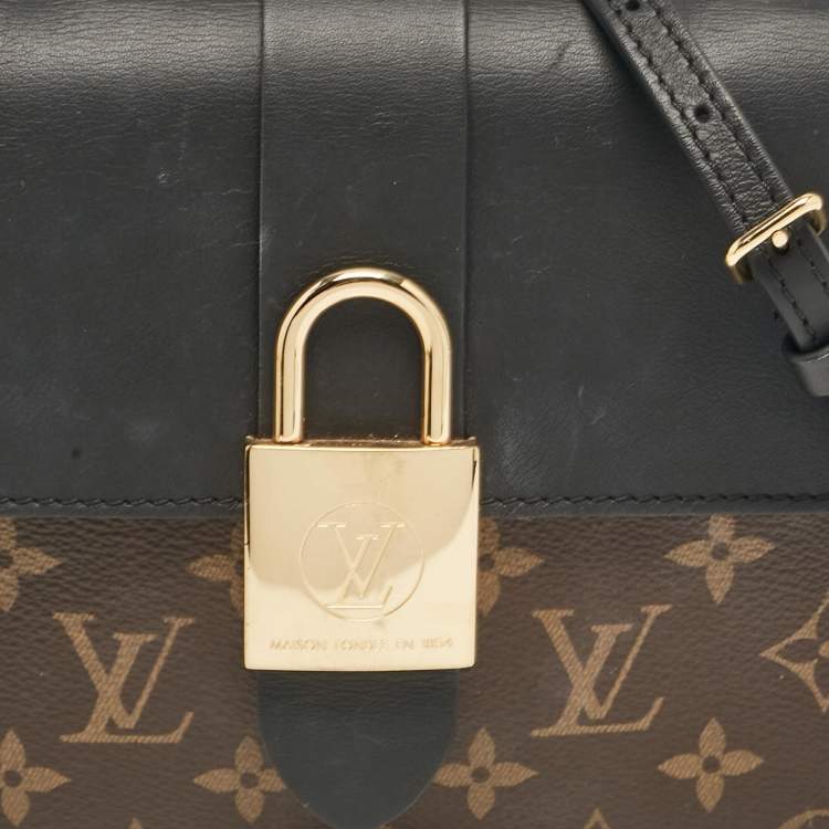 Pre Owned Louis Vuitton Black Monogram Canvas and Leather Locky BB Bag