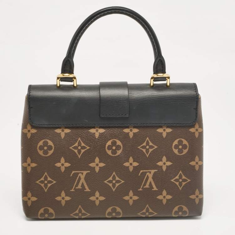 Pre Owned Louis Vuitton Black Monogram Canvas and Leather Locky BB Bag