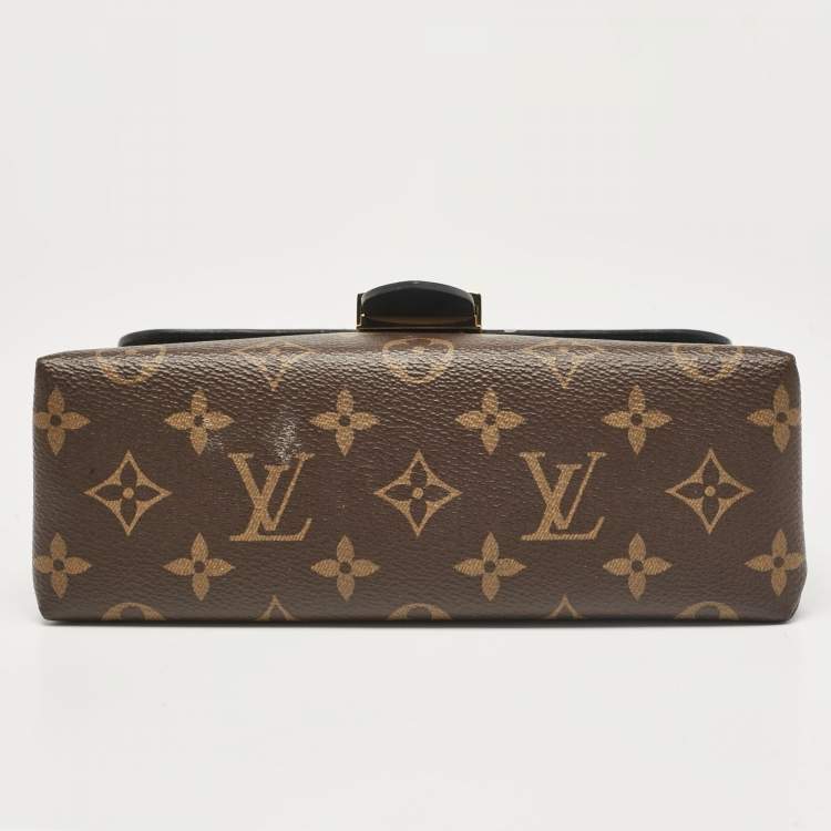 Pre Owned Louis Vuitton Black Monogram Canvas and Leather Locky BB Bag