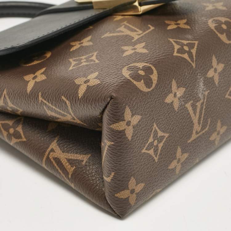 Pre Owned Louis Vuitton Black Monogram Canvas and Leather Locky BB Bag