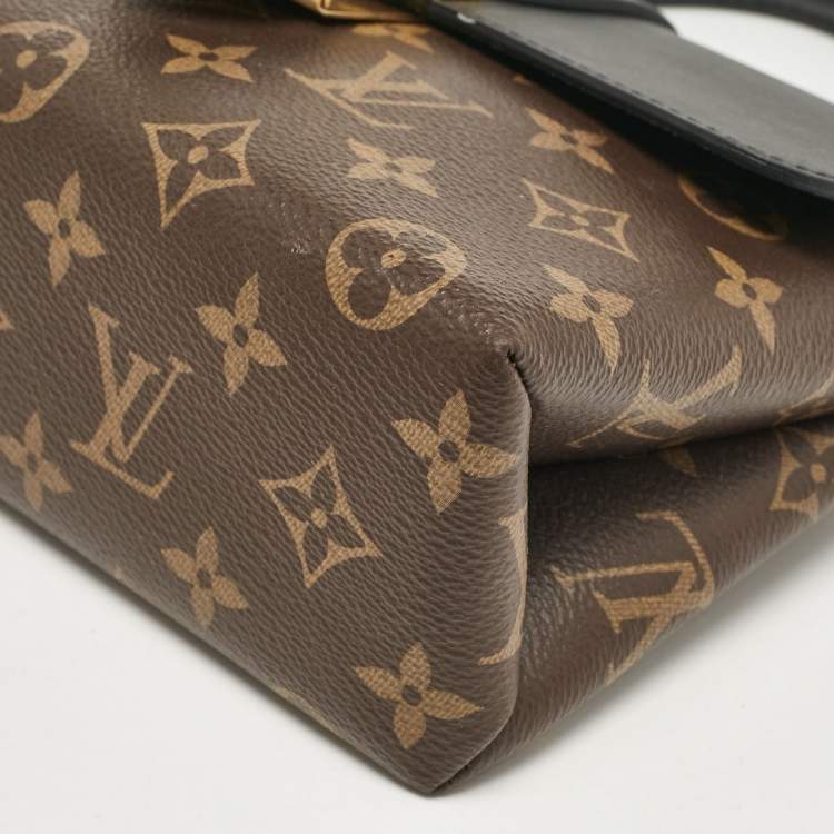 Pre Owned Louis Vuitton Black Monogram Canvas and Leather Locky BB Bag