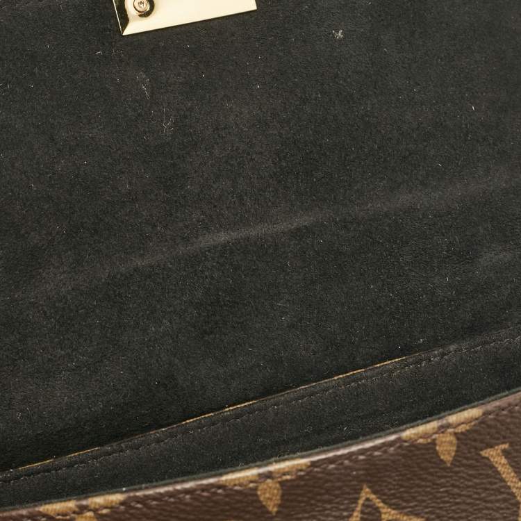 Pre Owned Louis Vuitton Black Monogram Canvas and Leather Locky BB Bag