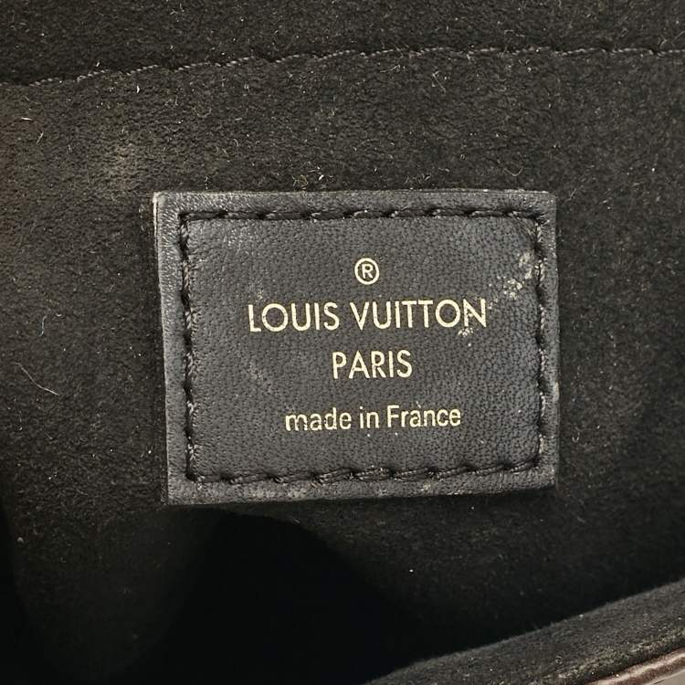 Pre Owned Louis Vuitton Black Monogram Canvas and Leather Locky BB Bag