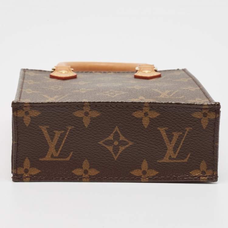 Pre Owned Louis Vuitton Monogram Canvas Petit Sac Plat Bag