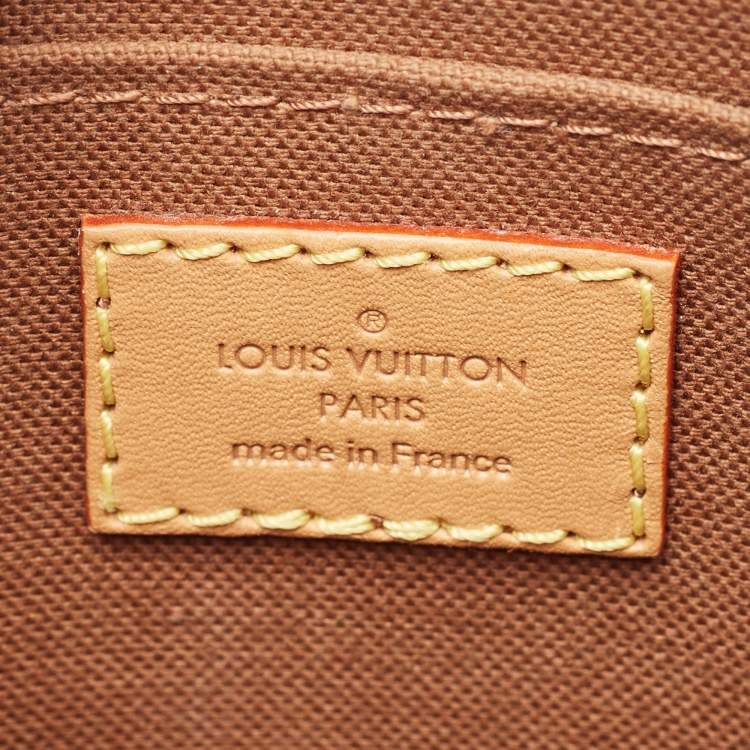 Pre Owned Louis Vuitton Monogram Canvas Petit Sac Plat Bag