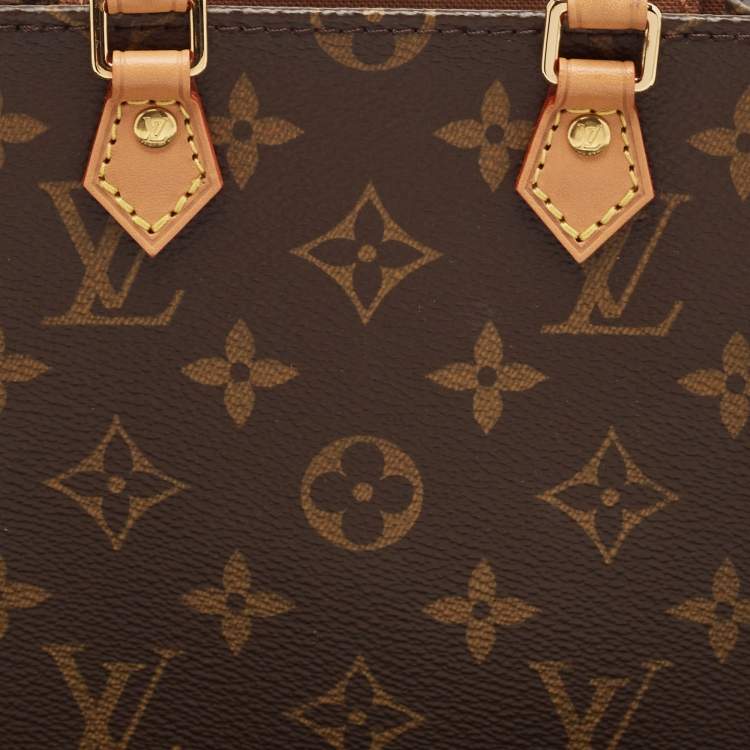 Pre Owned Louis Vuitton Monogram Canvas Petit Sac Plat Bag