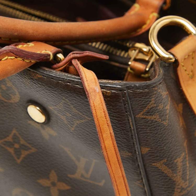 Pre Owned Louis Vuitton Monogram Canvas and Leather Montaigne BB Bag