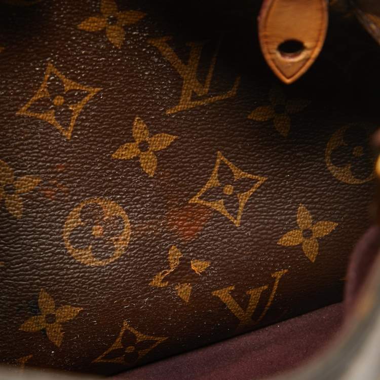 Pre Owned Louis Vuitton Monogram Canvas and Leather Montaigne BB Bag