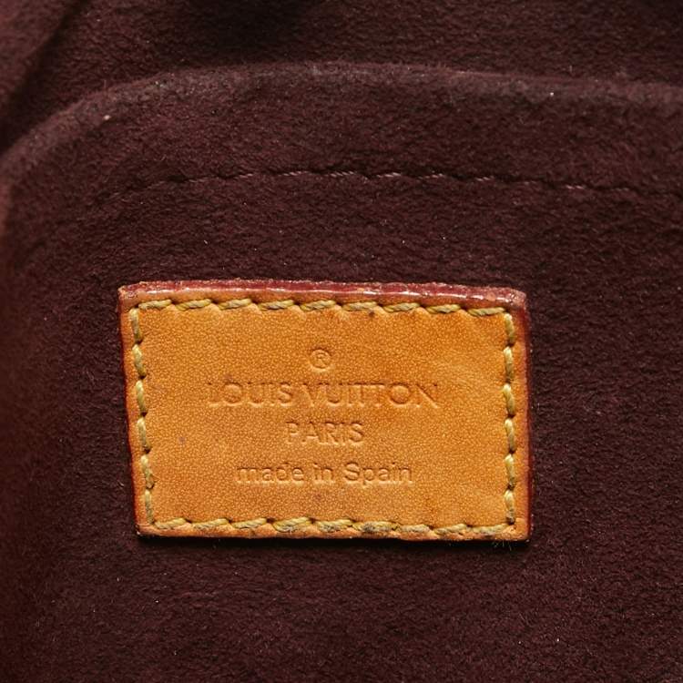 Pre Owned Louis Vuitton Monogram Canvas and Leather Montaigne BB Bag