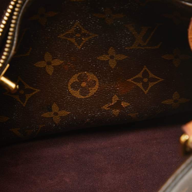 Pre Owned Louis Vuitton Monogram Canvas and Leather Montaigne BB Bag