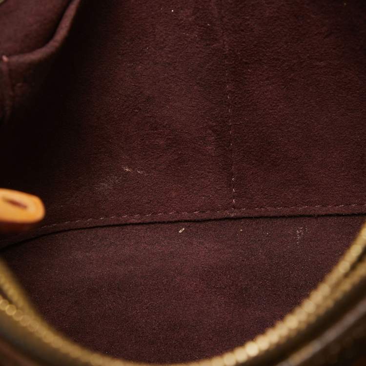 Pre Owned Louis Vuitton Monogram Canvas and Leather Montaigne BB Bag