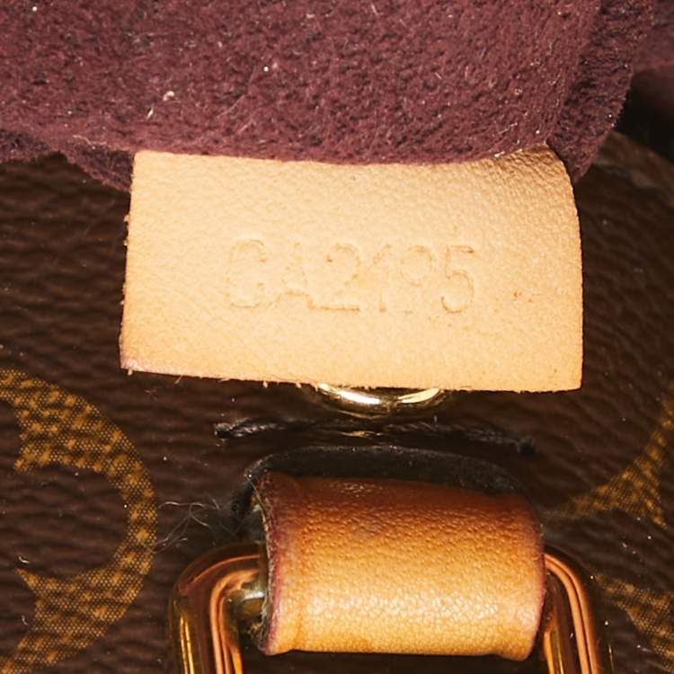 Pre Owned Louis Vuitton Monogram Canvas and Leather Montaigne BB Bag