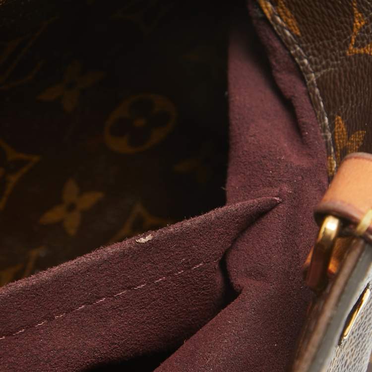 Pre Owned Louis Vuitton Monogram Canvas and Leather Montaigne BB Bag