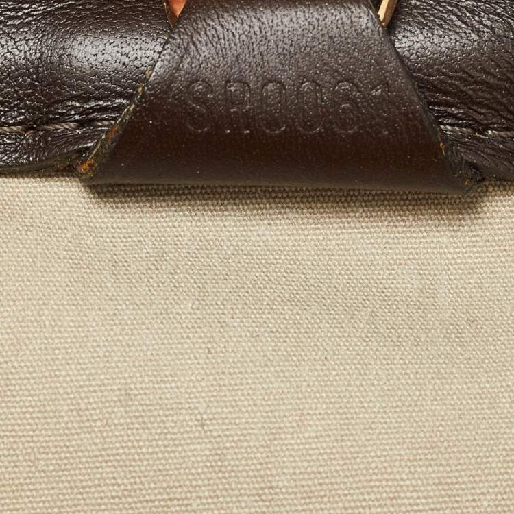Pre Owned Louis Vuitton Beige/Brown Monogram Mini Lin Canvas Josephine GM Bag