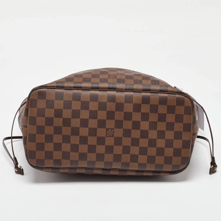 Pre Owned Louis Vuitton Damier Ebene Canvas Neverfull MM Bag