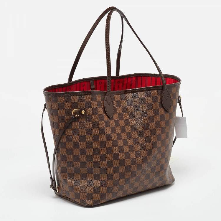 Pre Owned Louis Vuitton Damier Ebene Canvas Neverfull MM Bag
